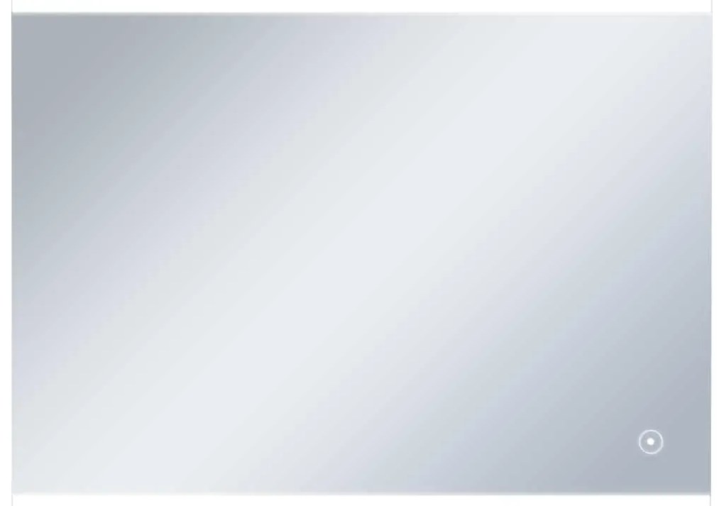 vidaXL LED-es fürdőszobai falitükör érintésérzékelővel 80 x 60 cm