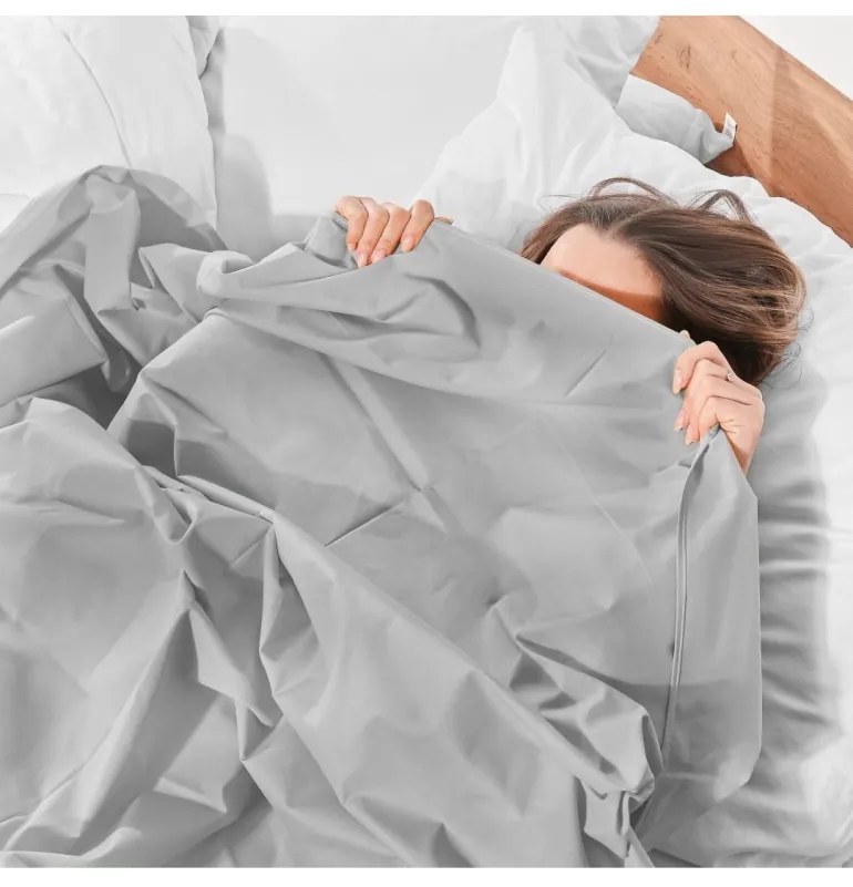 EMI szürke klasszikus lepedő, Fix lepedő 140x240