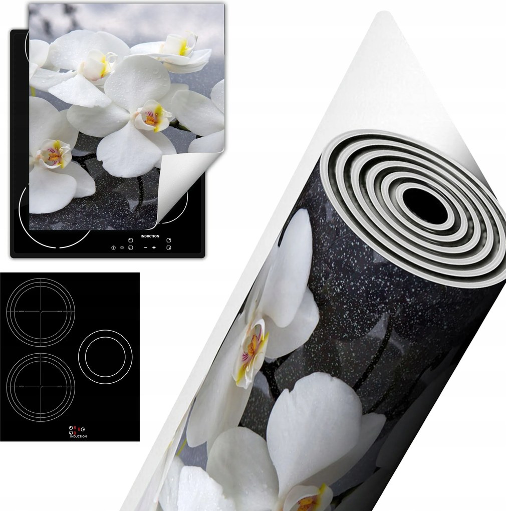 Tűzhelyvédő Szőnyeg Asztali Dekoráció 45x52 fehér liliom