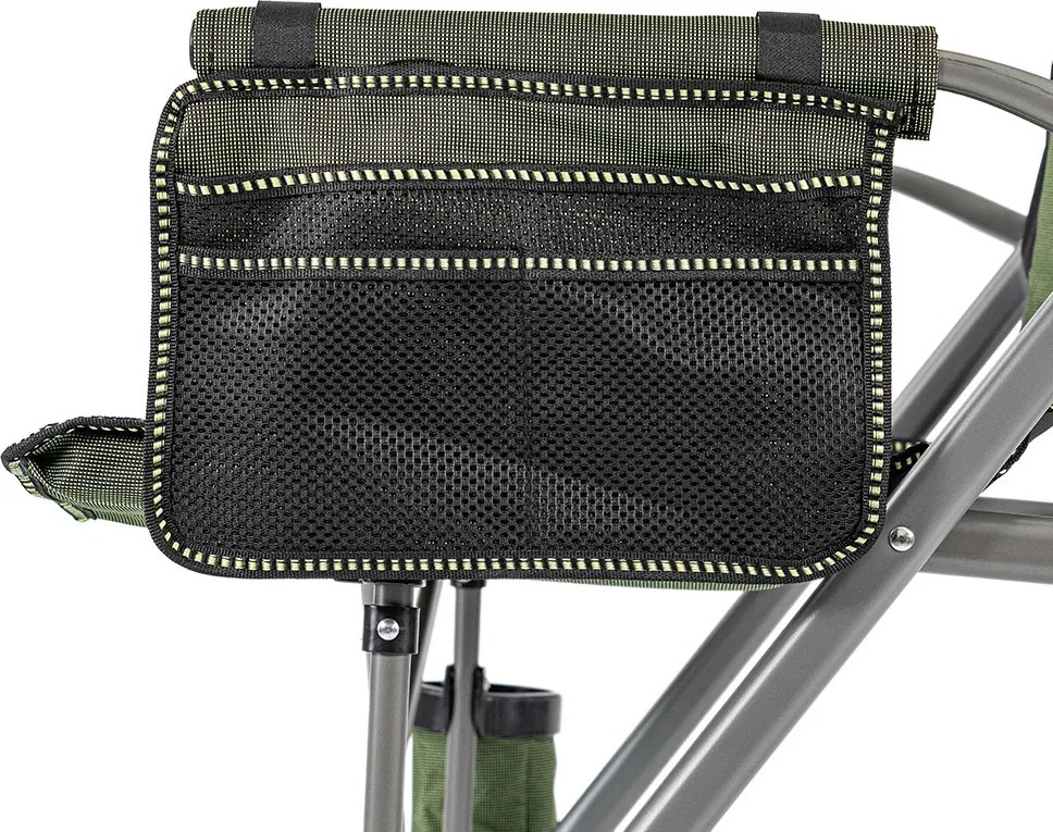 Leziter Comfort Plus karfás horgász szék pohártartóval zöld