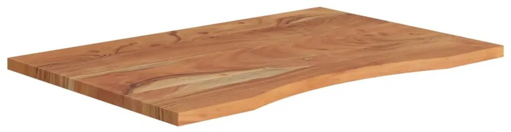 tömör akácfa téglalap alakú asztallap 90 x 60 x 2,5 cm