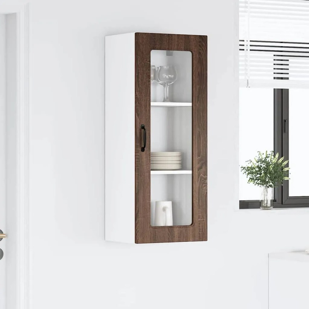 Fali konyhaszekrény Barna Tölgy 40 x 31 x 100 cm Faanyag