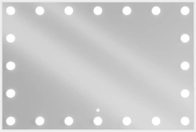 Mexen Dona LED világítású fürdőszobai tükör 100 x 80 cm, LED 6000K, páramentesítő - 9818-100-080-611-00