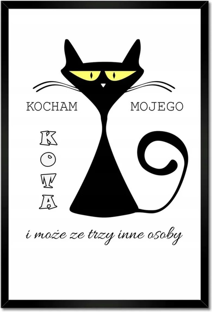 Poszterek keretben 40x60 Szeretem a három másik embert