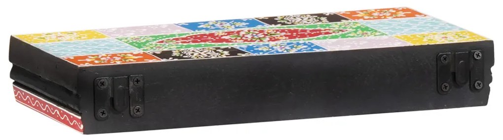Fali Polcok 2 db 40x20x6 cm Tömbfa Mangó