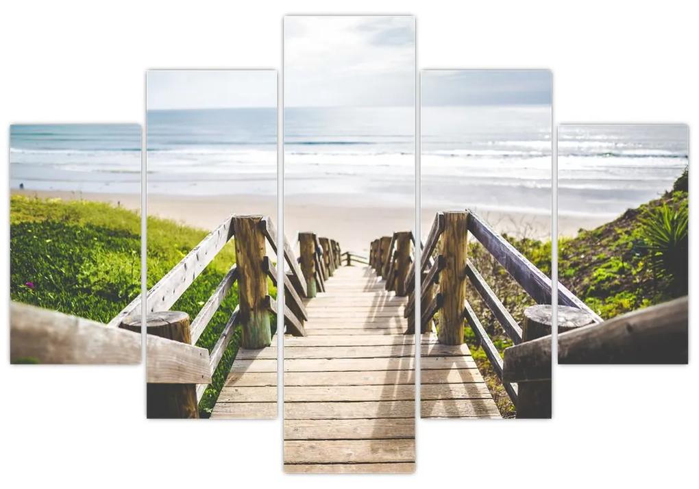 Kép - Bejárat a strandra (150x105 cm)