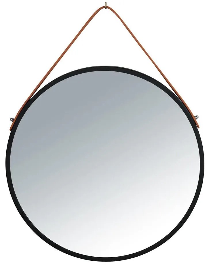 WENKO 24424100 - BORRONE tükör 40x40 cm fekete/ezüst