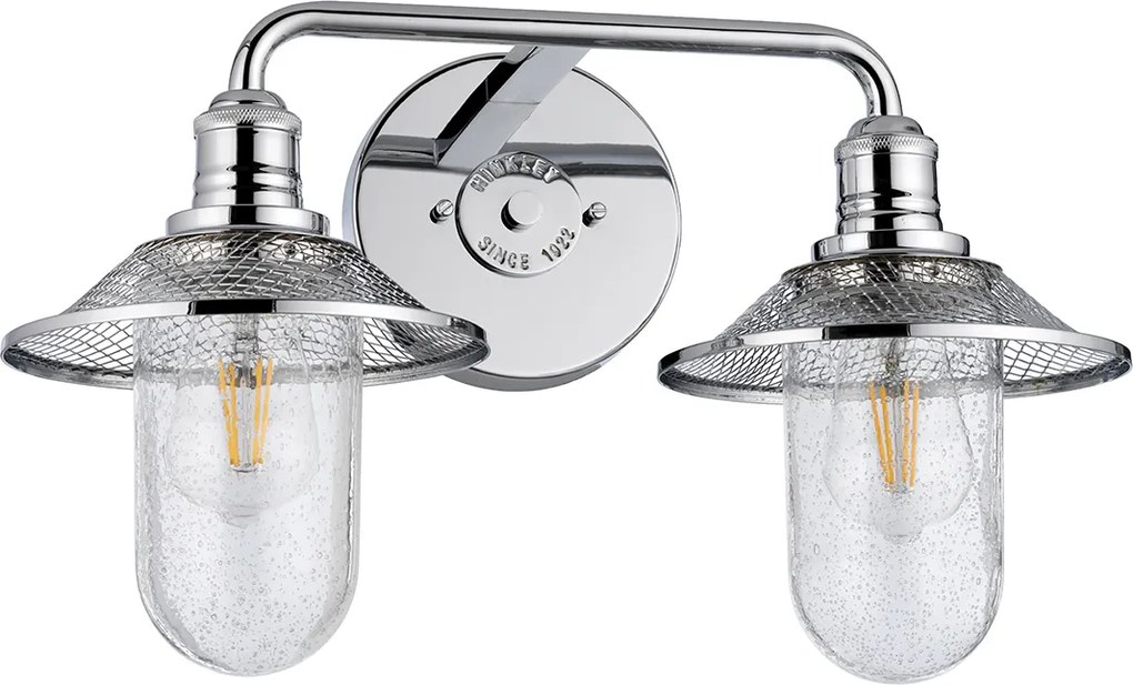 Quintiesse klasszikus fürdőszobai lámpa rigby csiszolt króm elsqn-rigby2-bath-pc IP44