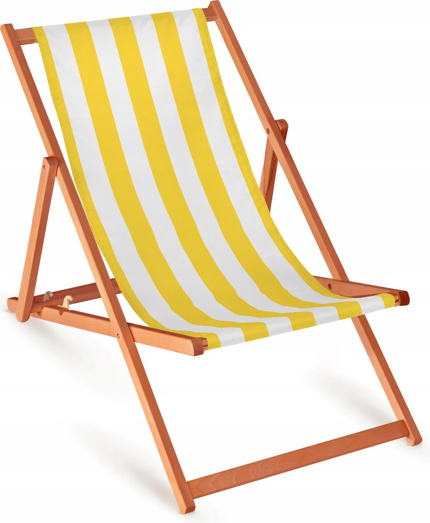 Kerti Napozóágy Fa Fotel Összecsukható Strand Napozóágy Terasz Kert Erkély