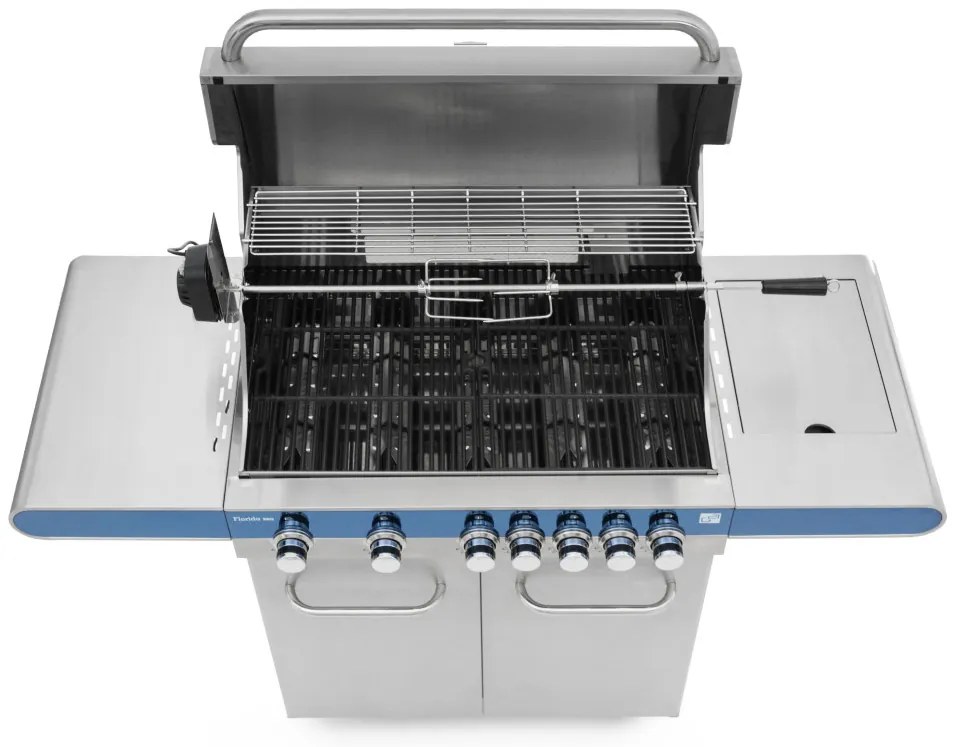 G21 Florida BBQ Premium line gázgrill, 7 égőfej + ajándék nyomáscsökkentő