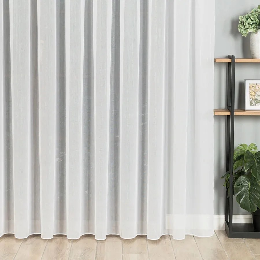 Függöny ólommal 300cm fehér, neon cérnával