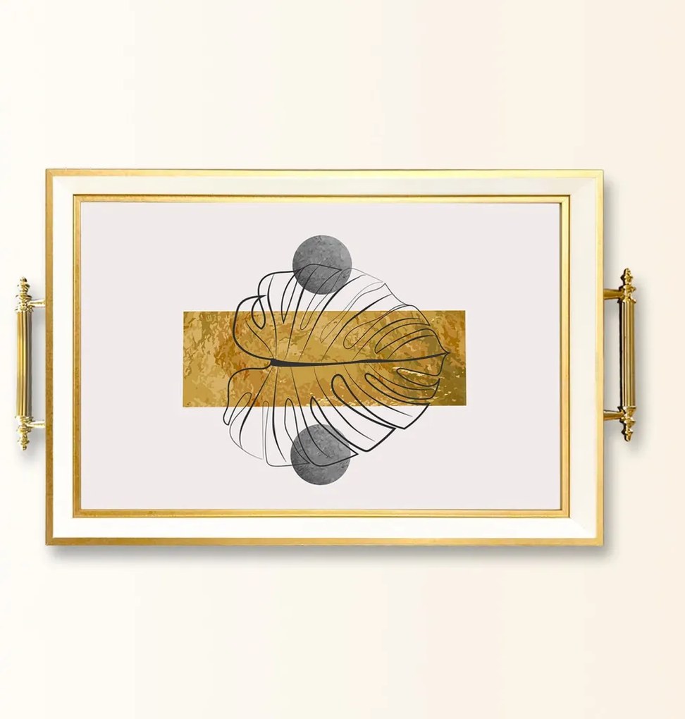 Üveg tálca, 38×24 cm – TPB9832