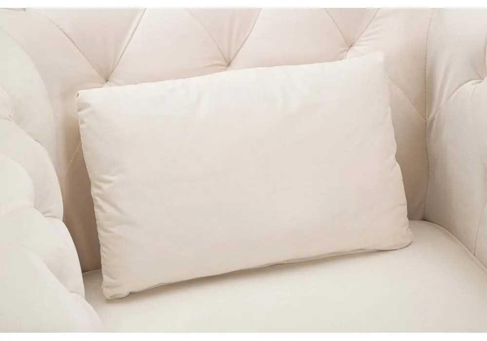 Krémszínű fotel Praga – Mauro Ferretti