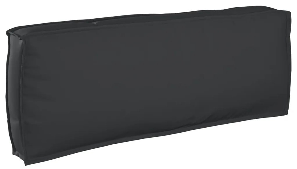 Raklap párna háttámlához Fekete 120 x 40 x 12 cm Oxford szövet