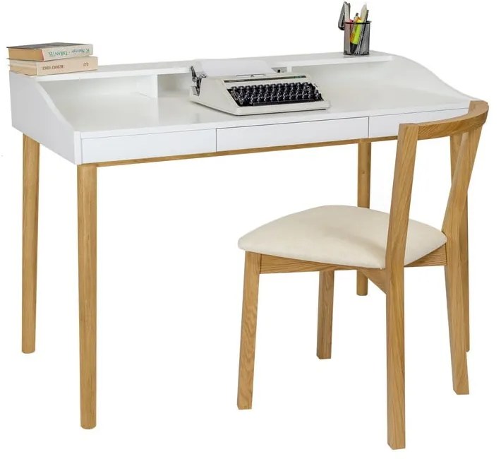 Szekreter típusú íróasztal 60x120 cm Lindenhof – Woodman