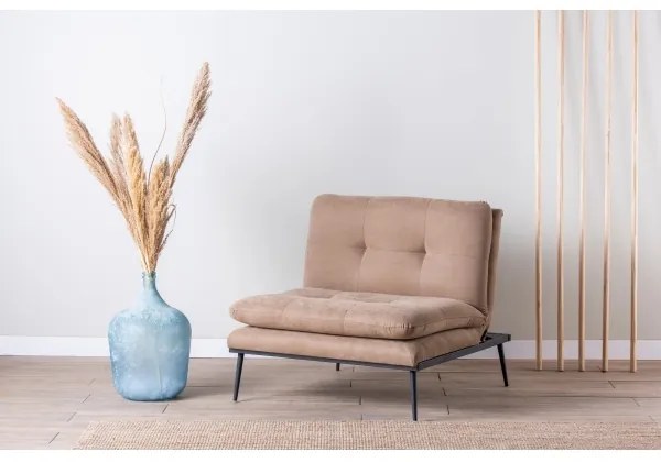 SPEAKY kihúzható fotel barna