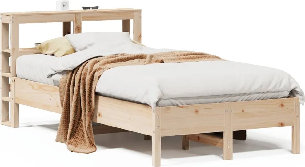 vidaXL tömör fenyőfa ágy matrac nélkül 90 x 200 cm