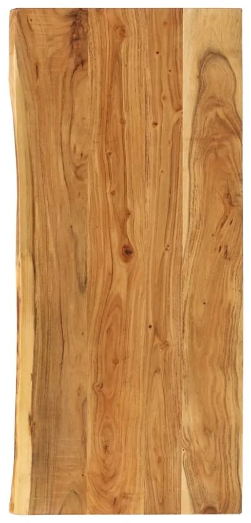 Tömör akácfa fürdőszoba piperepolc 114x52x4 cm