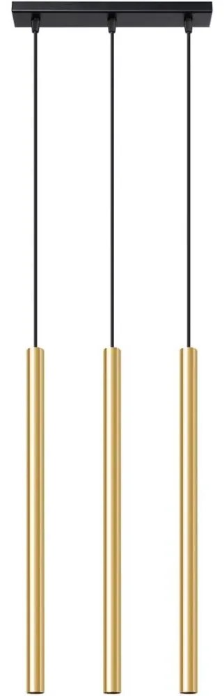 Sollux SL.1196 - Csillár zsinóron PASTELO 3xG9/8W/230V arany