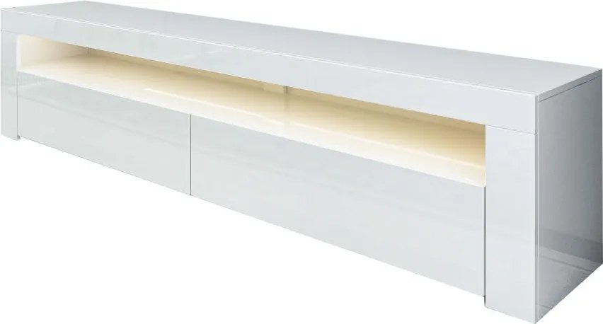 TV-állvány, fehér, 150 cm – TR382NRC1169