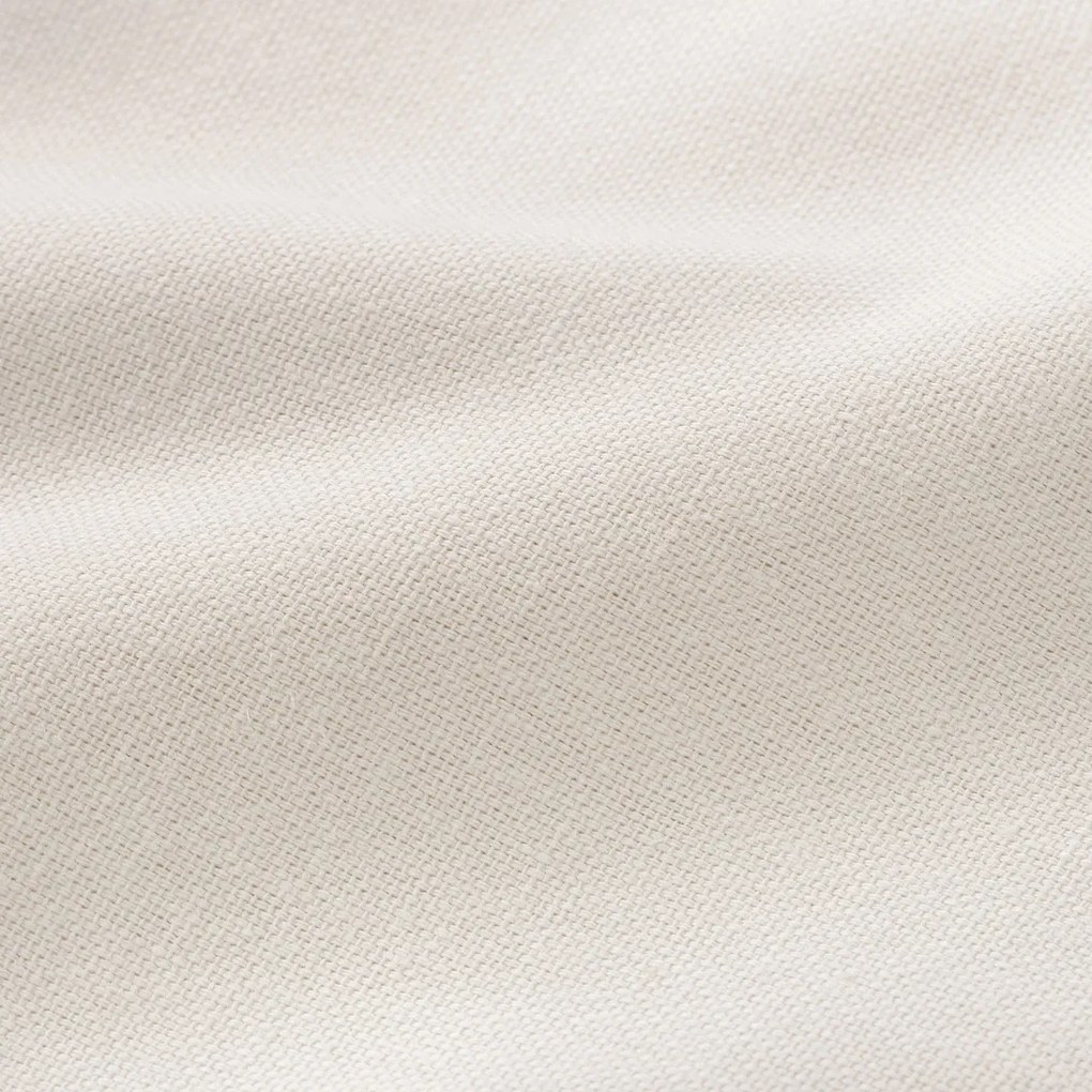 Goldea lenvászon keverék körgumis lepedő - elefántcsontszín 140 x 200 cm