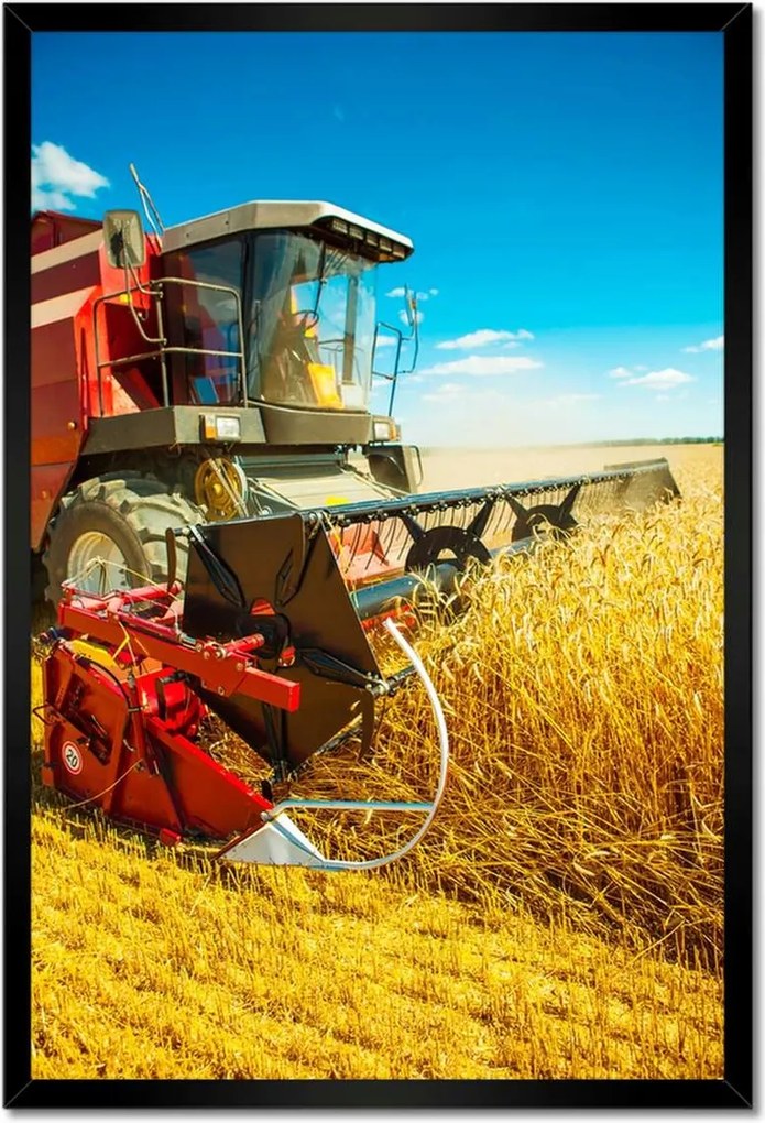 Poszterek keretben 40x60 Kombájn gabonanyíró