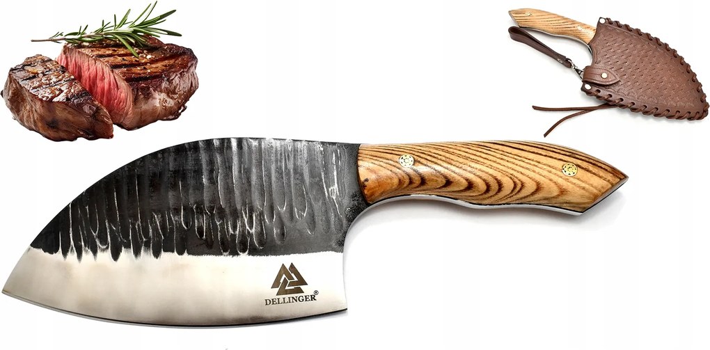 Dellinger D2 Kokki Bbq Szerb stílusú kés Almazan Kitchen 165