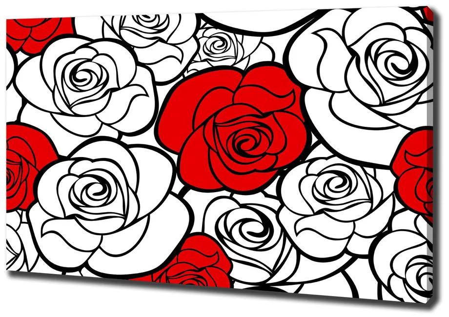 Fali vászonkép Roses pl-oc-100x70-f-54438364