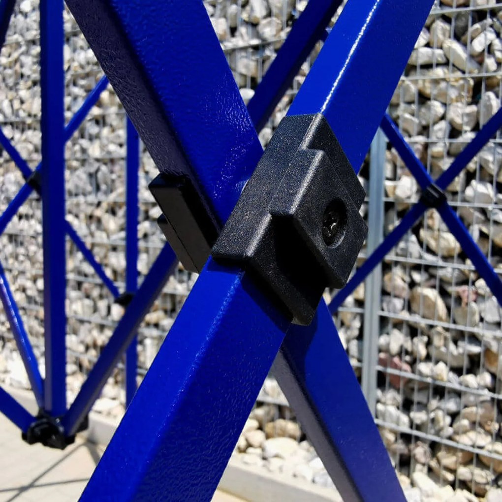 Gyorsan felállítható pavilon 2x3 m (3 fal): Acélos tartósság árusoknak - plusz 3 oldalfal - Narancssárga