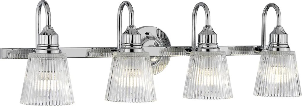 Quintiesse modern fürdőszobai lámpa addison csiszolt króm elsqn-addison4-bath IP44