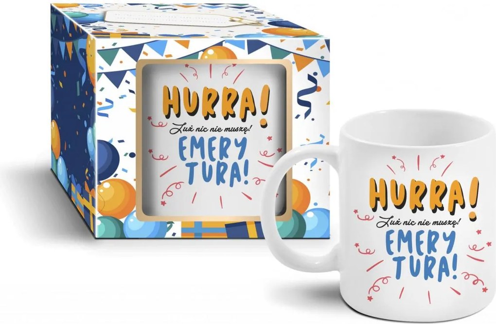 Nyugdíjas bögre ajándékba Hurrá nyugdíj