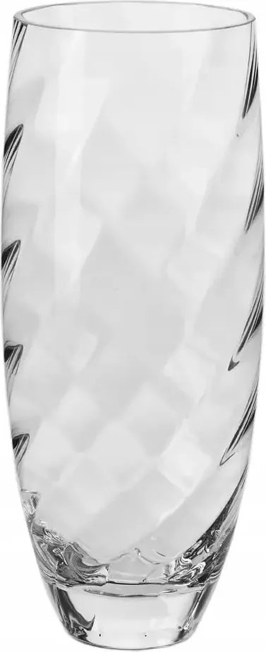 Krosno Üveg Váza Virágok Csokrok Flakon Romance Opti Átlátszó