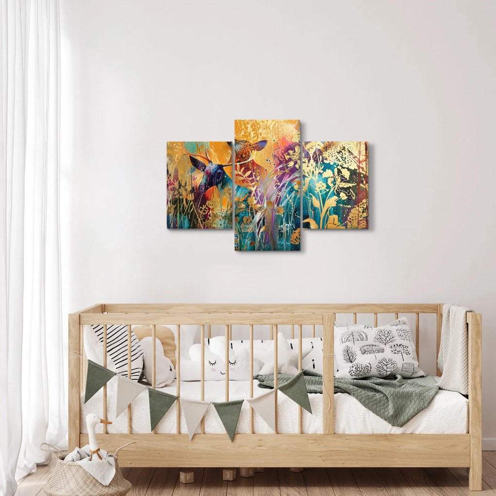Kép - Absztrakt festmény a természetről (90x60 cm)