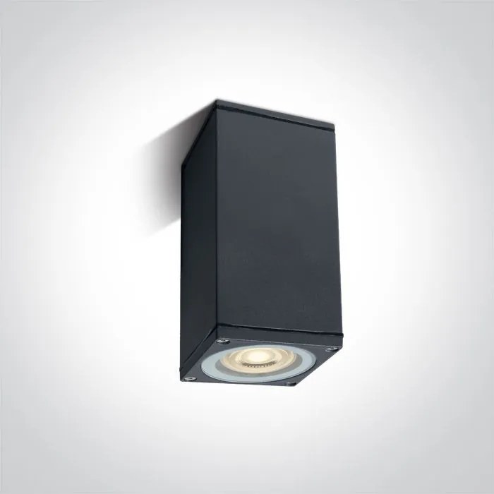 ONE LIGHT 67426D-AN OUTDOOR CUBES Modern Kültéri Fali Lámpa Antracit GU10 IP44