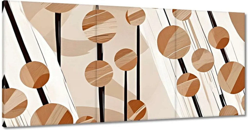 Vászonkép 180x90 Bézs az oszlopokon