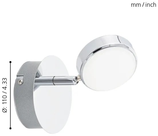 Eglo 95628 - LED spotlámpa SALTO LED/5,4W/230V