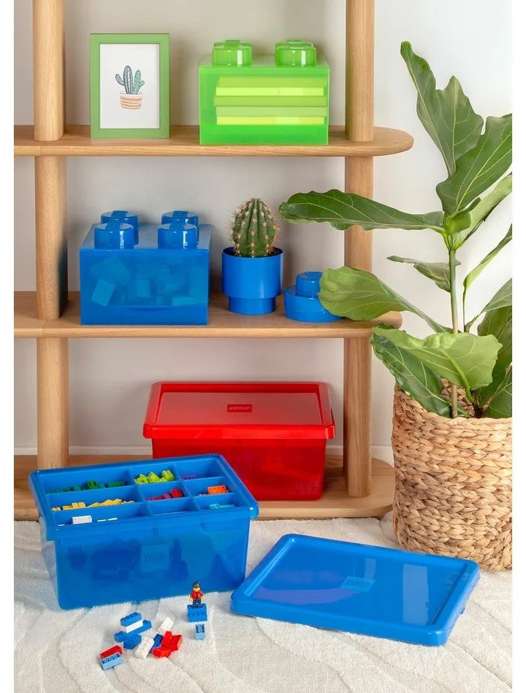 Kék henger alakú tárolódoboz - LEGO®
