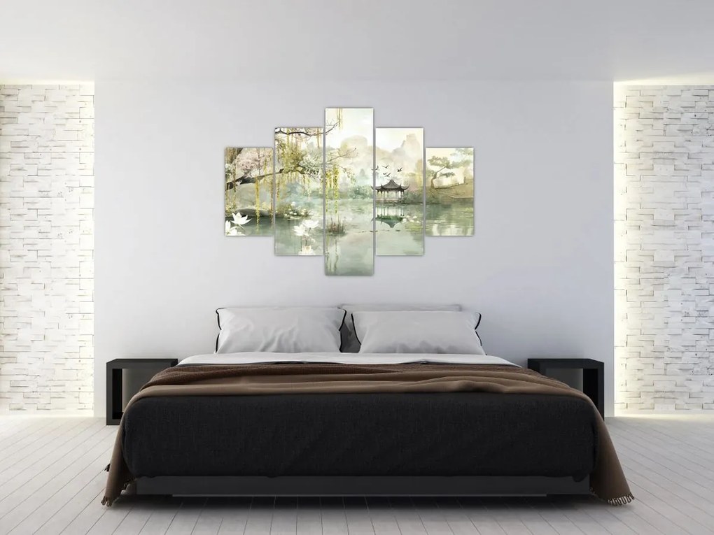 Kép - Kínai tó (150x105 cm)