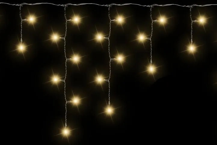 NEXOS Karácsonyi fényeső 2,7 m 72 LED meleg fehér
