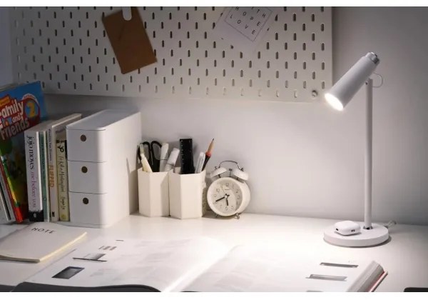 Immax 08990L - LED Dimmelhető asztali lámpa Qi töltővel TIT LED/12W/230V fehér