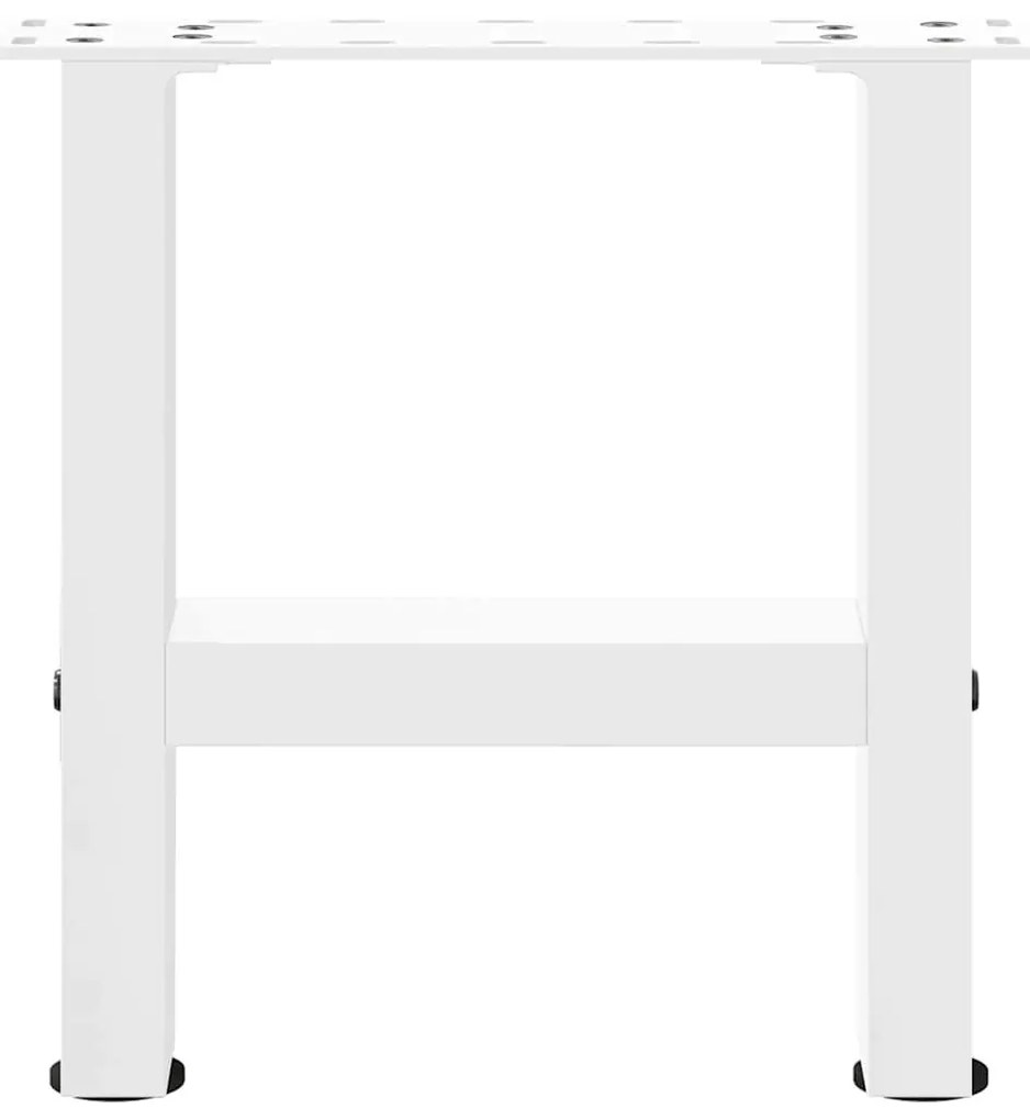 2 db fehér dohányzóasztal láb 30 x (30-31) cm acél