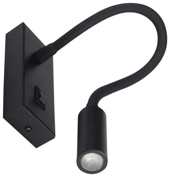 Kanlux 32522 - TONIL LED flexibilis lámpa 2,7W/230V fekete