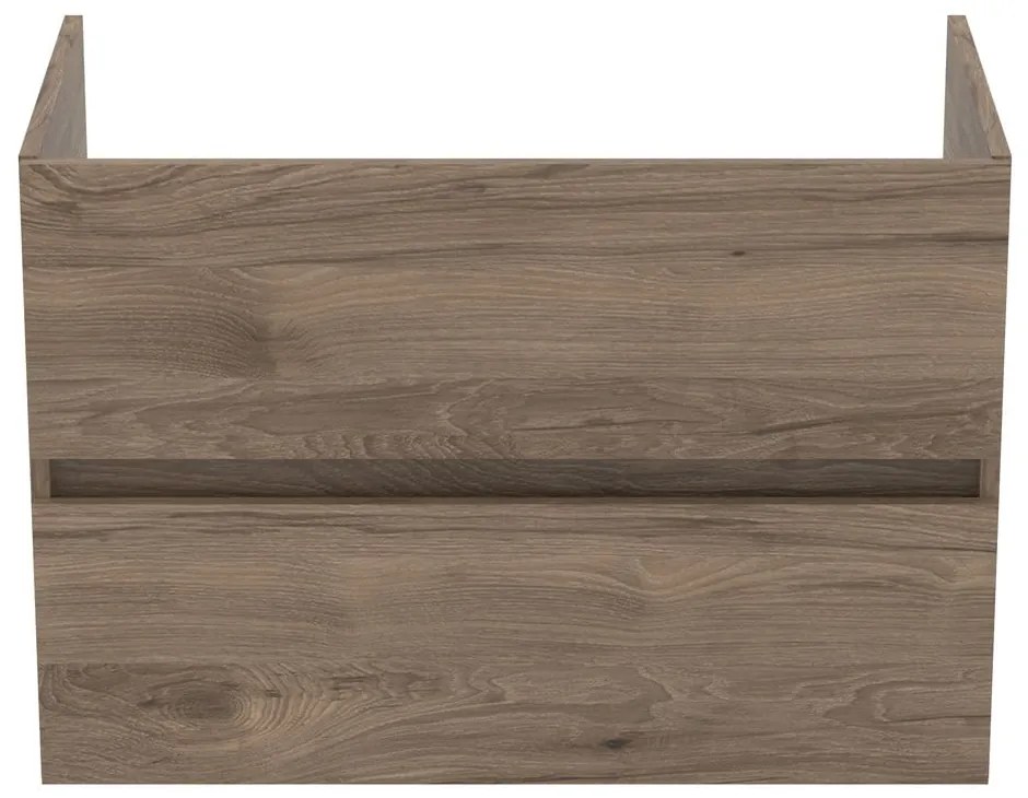 Natúr színű fali mosdó alatti szekrény diófa dekorral 80x55 cm Eurovit+ – Ideal Standard