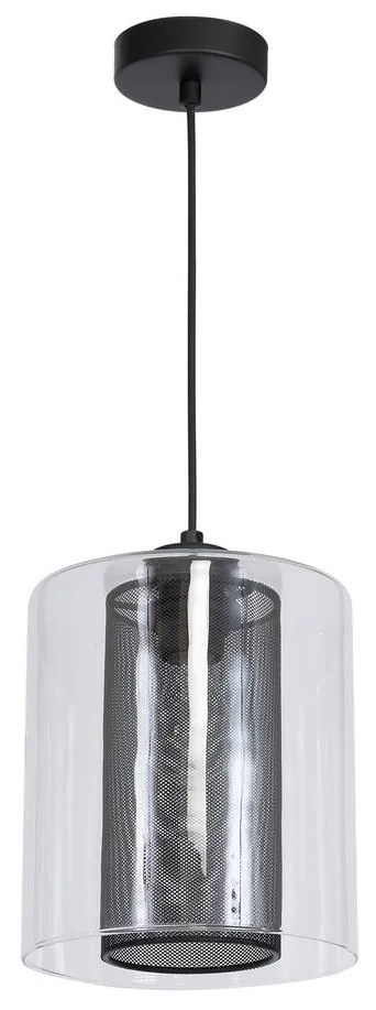 Csillár ELDA 1xE27/60W/230V fekete