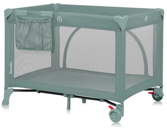 Lionelo - Utazóágy LAURA zsályazöld