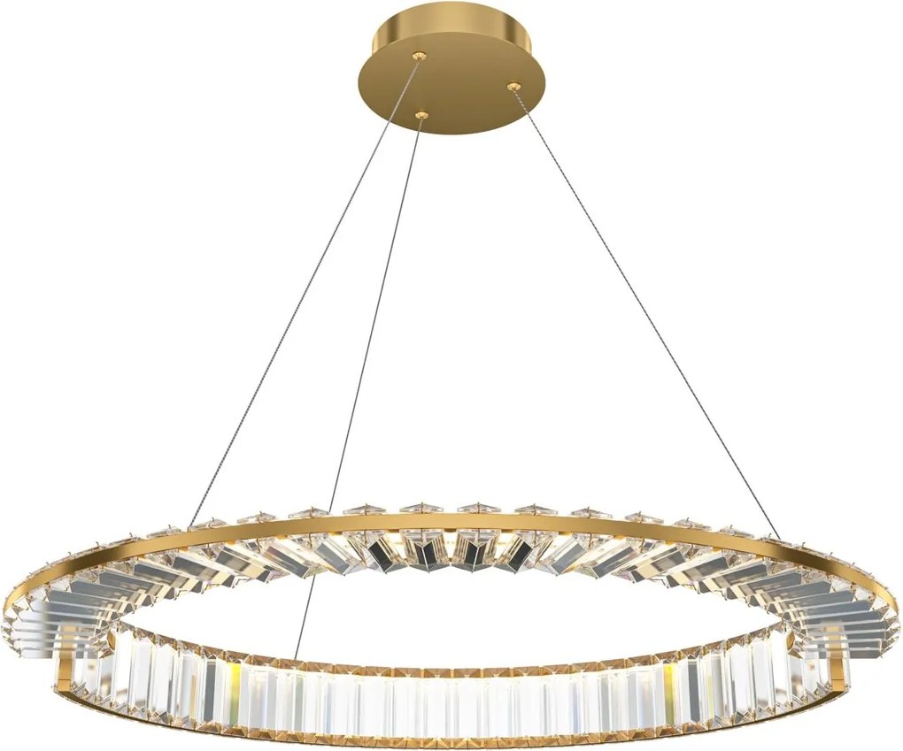 Maytoni modern függeszték krone sárgaréz átlátszó myp097pl-l36bs3k1