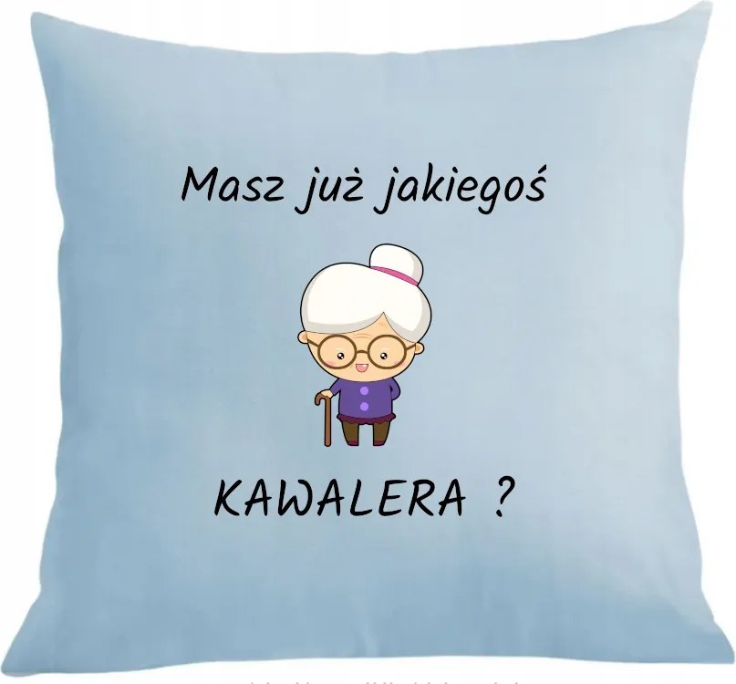 Párna párnahuzat Klasszikus Nagyi Van már lovagod?