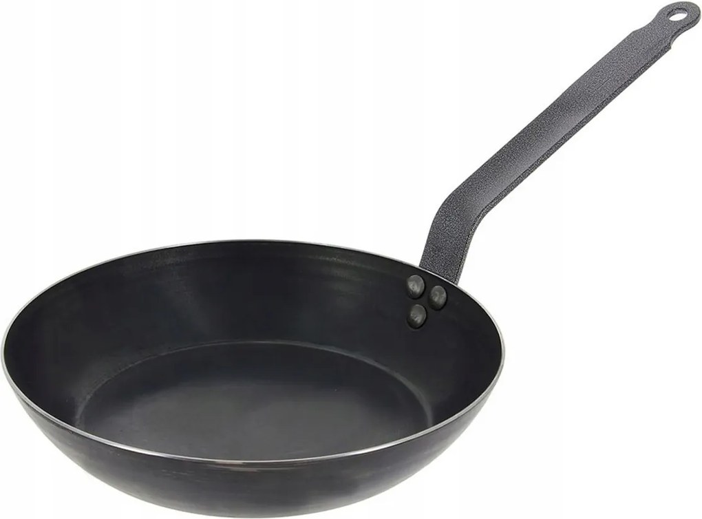 de Buyer Kültéri Serpenyő 32 cm Acél Kék Könnyű