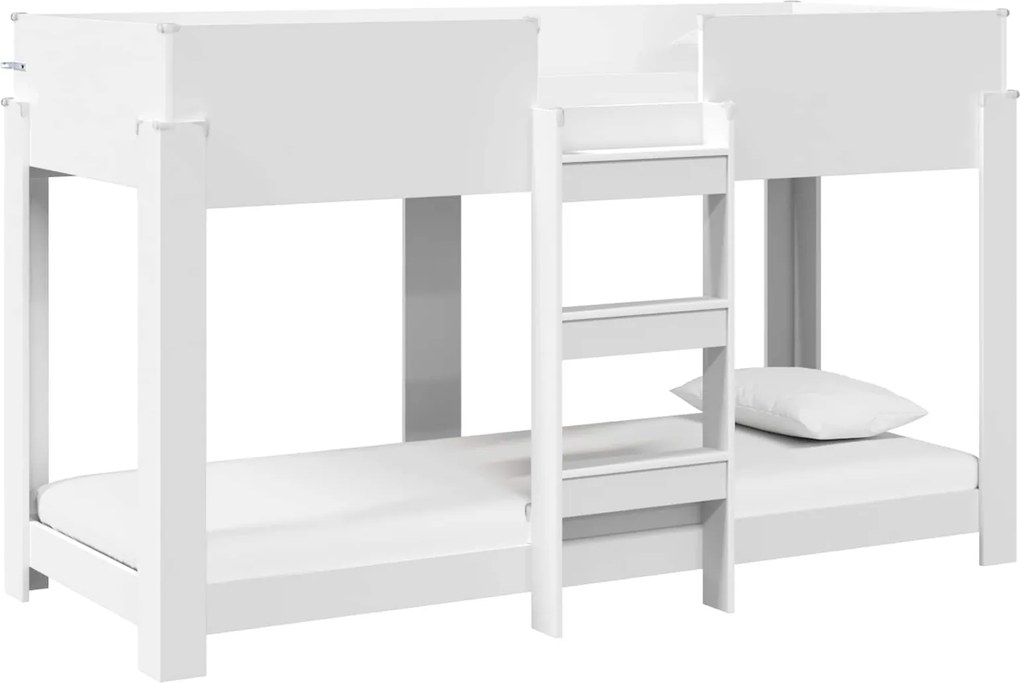 vidaXL Szükidő ágy Fehér 75 x 190 cm Faanyag