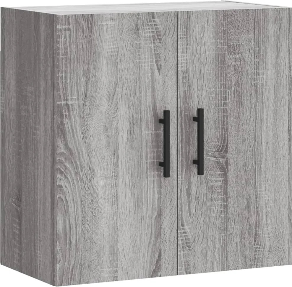 vidaXL szürke sonoma színű szerelt fa faliszekrény 60 x 31 x 60 cm